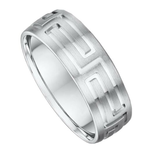 7mm Fancy Gold Wedding Ring | 967A01G